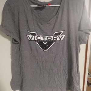 Victory t-shirt sequin decoration